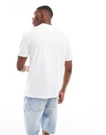 signature twist logo t-shirt in white