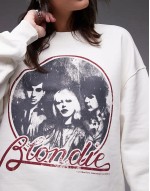 graphic license Blondie oversized sweat